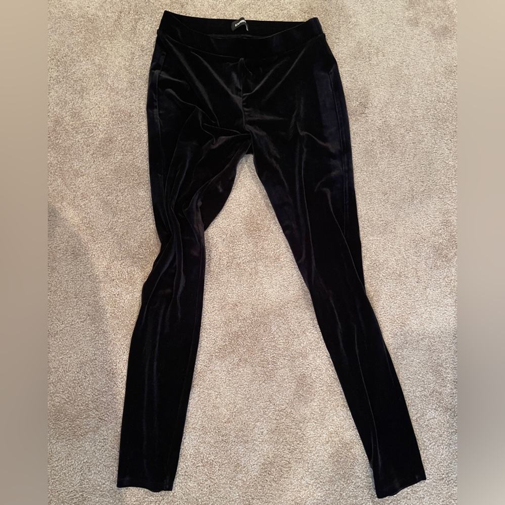 Express velvet leggings